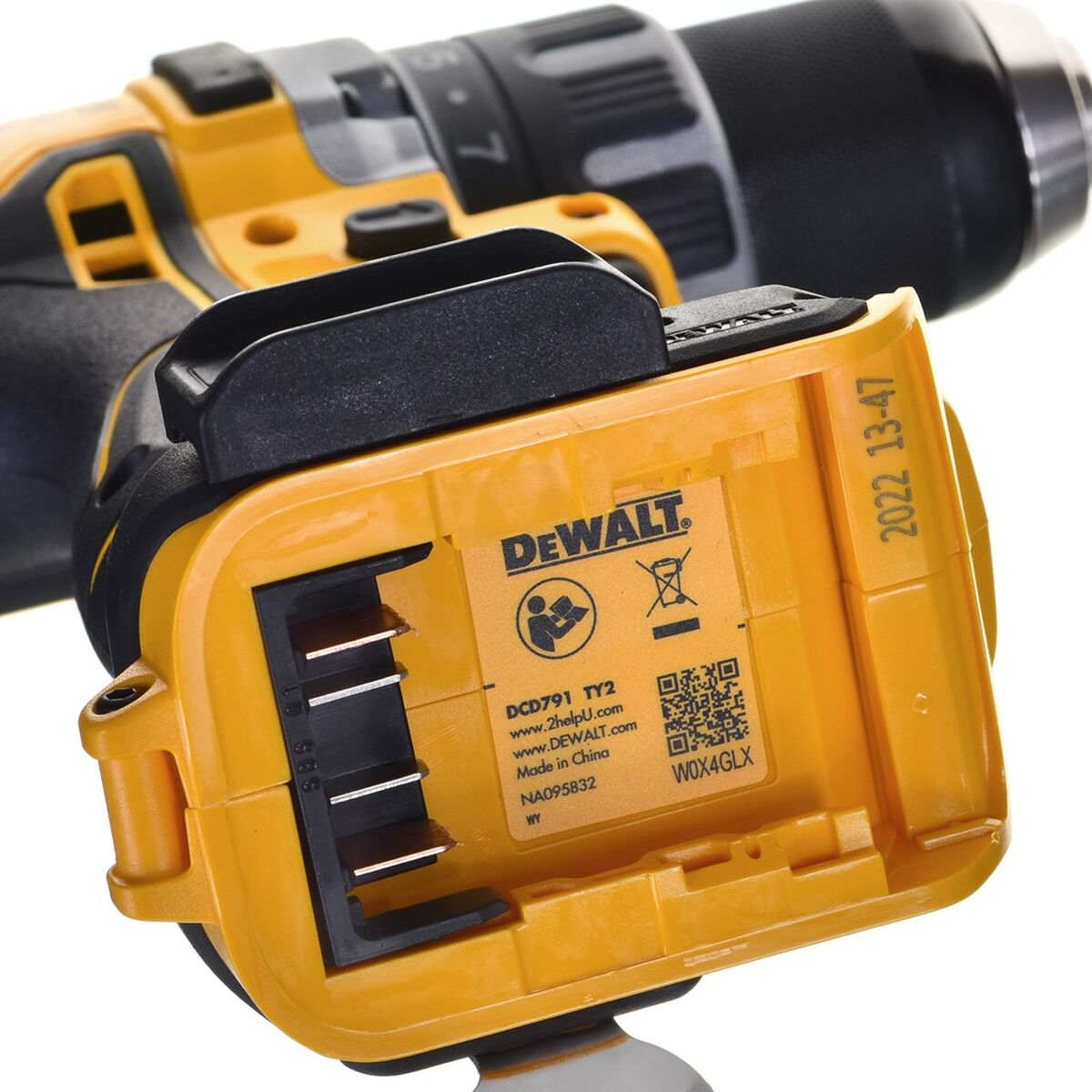 Driverbor Dewalt DCD791P2-QW 18 V 70 Nm 27 nm